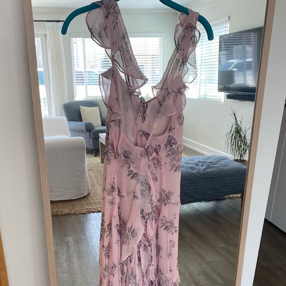 LoveShackFancy Pink Floral Maxi Dress - Picture 4 of 6